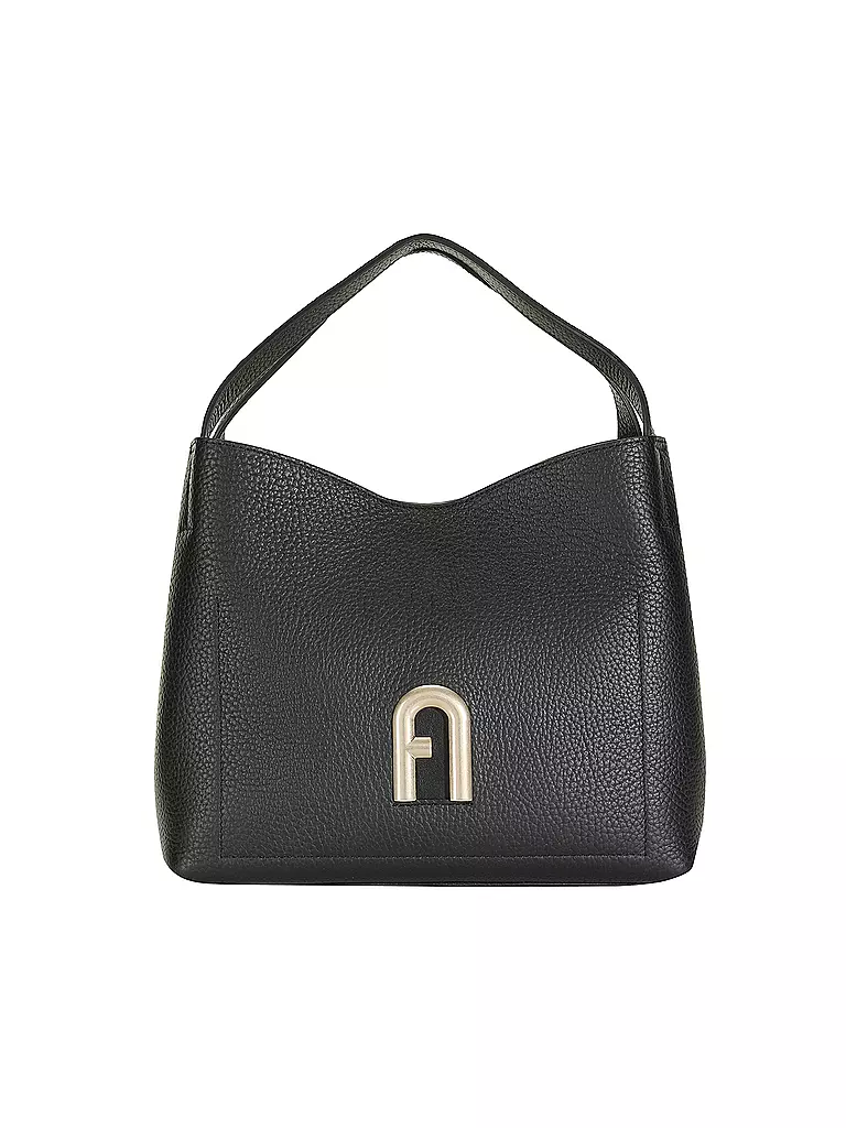 FURLA Ledertasche Hobo Bag PRIMULA Small schwarz